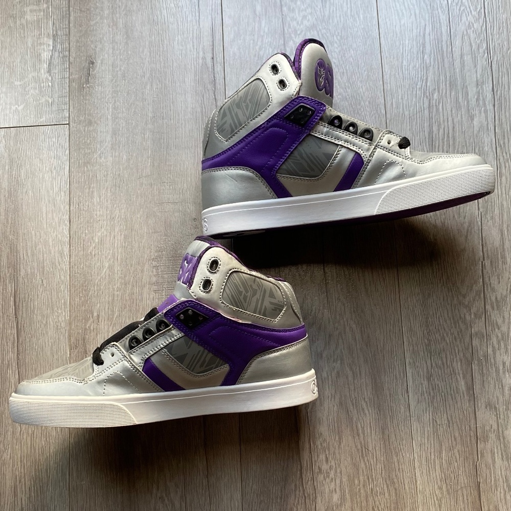 BRAND NEW! OSIRIS NYC 83 Vulc Transformers Megatron Purple and Silver